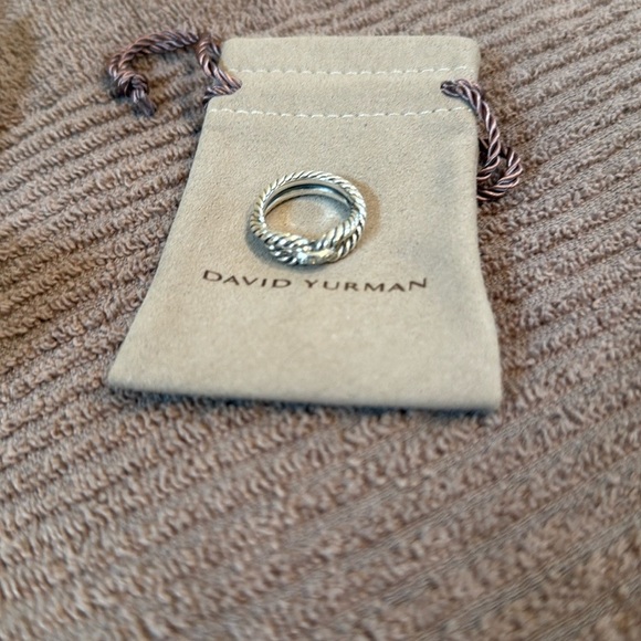 David Yurman Crossover Cable and Pave Ring. Size 6 - Picture 12 of 12